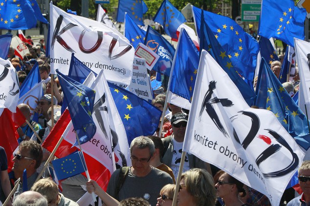 تظاهرات في بولندا ضد الحكومة