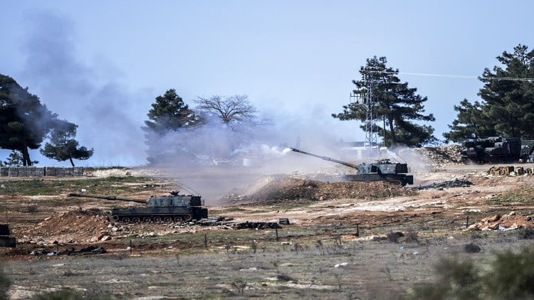مدفعية تابعة للجيش التركي AFP BULENT KILIC