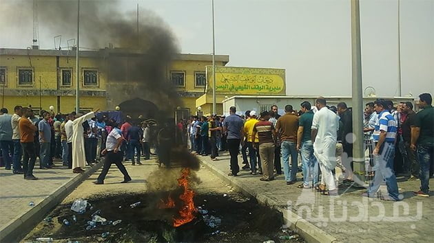 مظاهرة لخريجي دراسات "الوقف الشيعي" في البصرة (27/آب/2016)