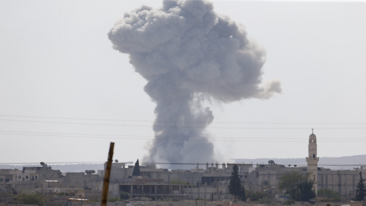 غارات للتحالف الدولي في سوريا ارشيف/Reuters