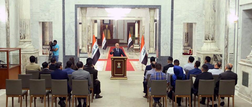 مؤتمر صحفي لرئيس الوزراء العراقي حيدر العبادي (1/تشرين الثاني/2016)