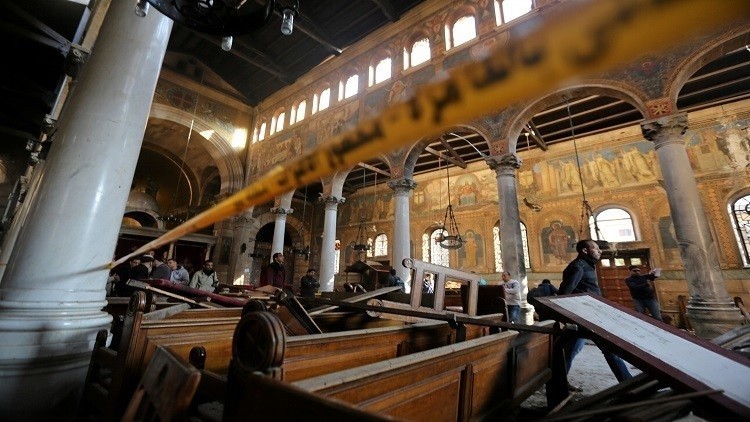 تفجير الكاتدرائية المرقسية بالعباسية وسط القاهرة (Reuters)
