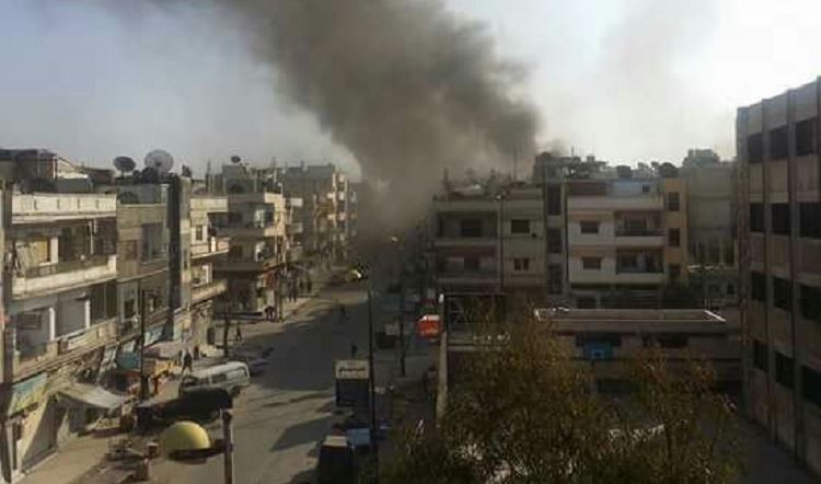 انفجار في حمص السورية سوريا مزدوج انتحاري تفجيرات