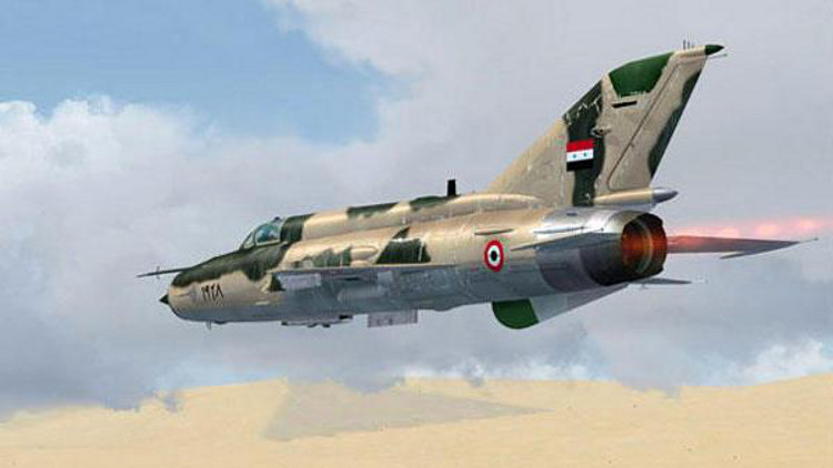 مقاتلة سورية من طراز ميغ-21 - ارشيفية